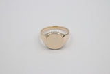 9ct Gold Solid Signet Ring