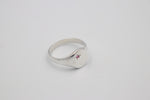 Stg Silver Girls Oval Signet Ring