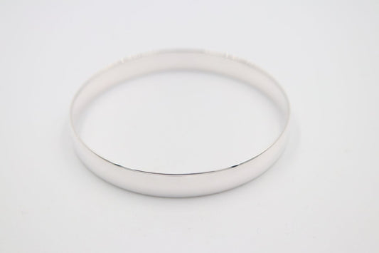 Sterling Silver Solid Heavy Bangle SYB34