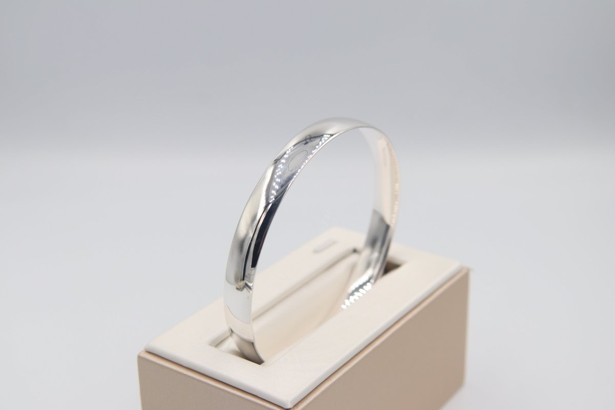 Sterling Silver Solid Heavy Bangle SYB34