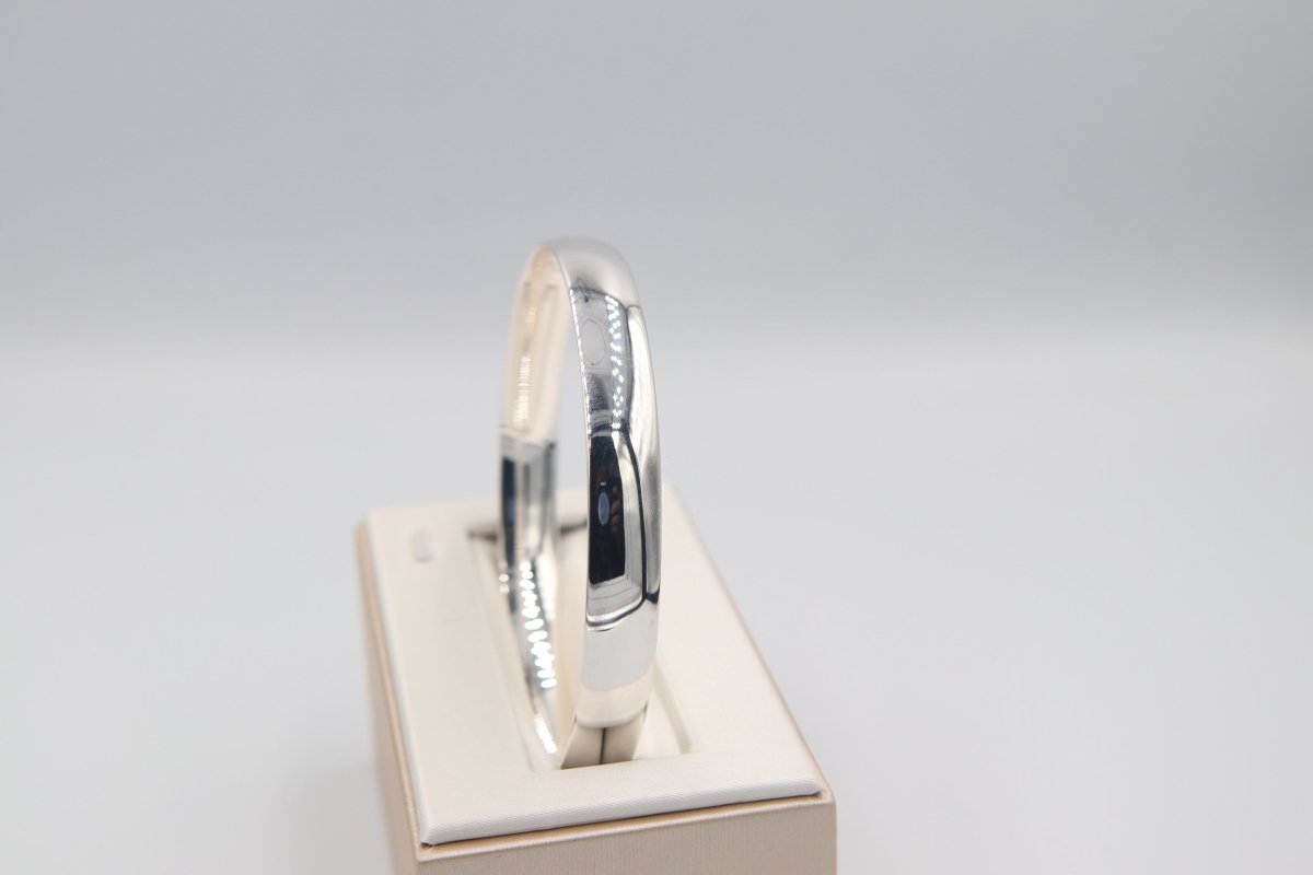 Sterling Silver Solid Heavy Bangle SYB34