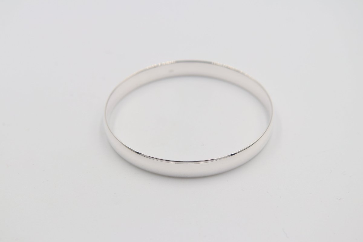 Sterling Silver Solid Heavy Bangle SYB34