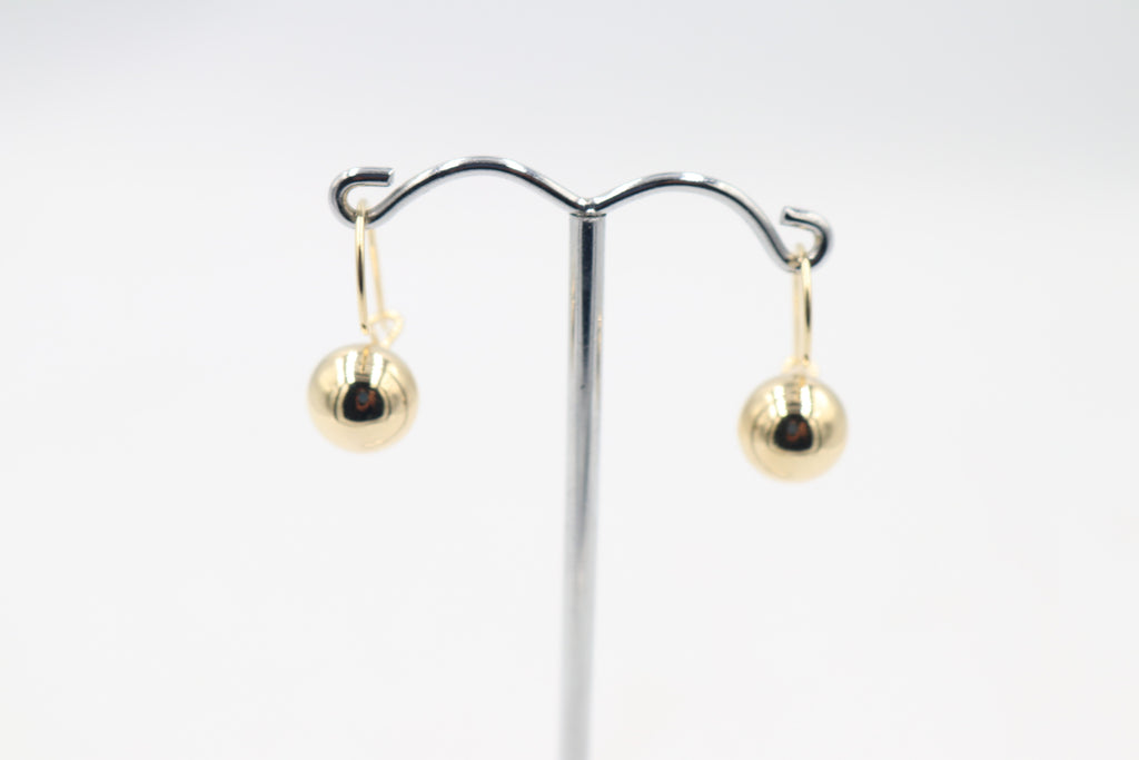 Gold euroball deals earrings