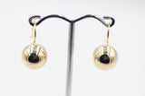 9ct Gold Euroball Earrings 12.5mm 5ER0123