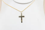 9ct Gold Solid Cross Pendent