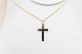 9ct Gold Solid Cross Pendent