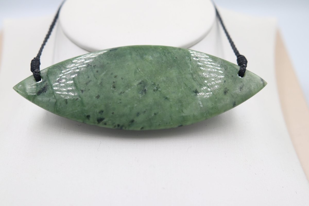 New Zealand Greenstone High polish Breastplate