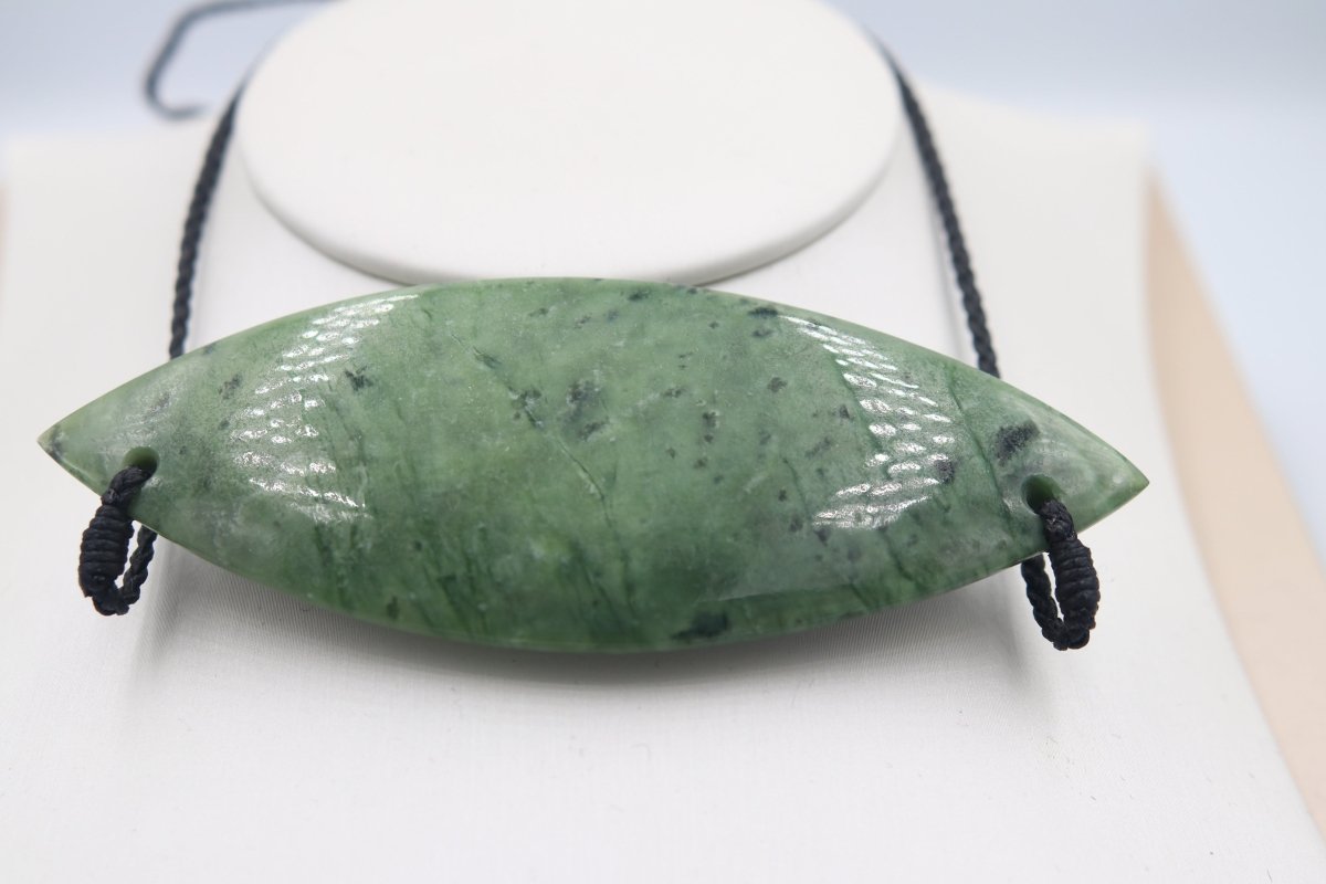 New Zealand Greenstone High polish Breastplate