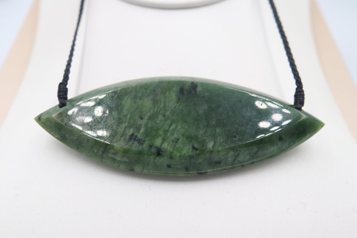 New Zealand Greenstone High polish Breastplate