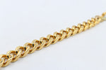 Gold Plated Curb Link Bracelet 23cm GP03