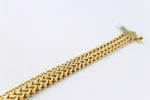 Gold Plated  Heavy Bracelet 23cm GP05