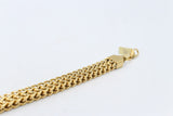 Gold Plated  Heavy Bracelet 23cm GP05