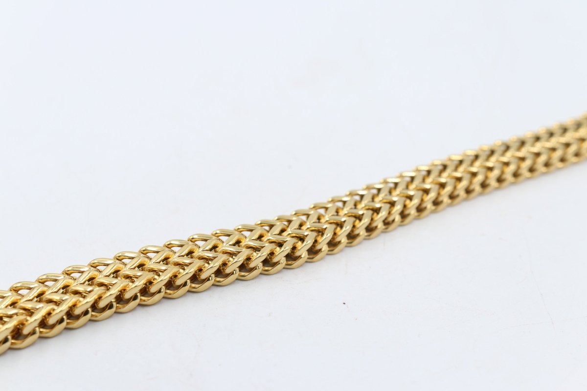 Gold Plated  Heavy Bracelet 23cm GP05