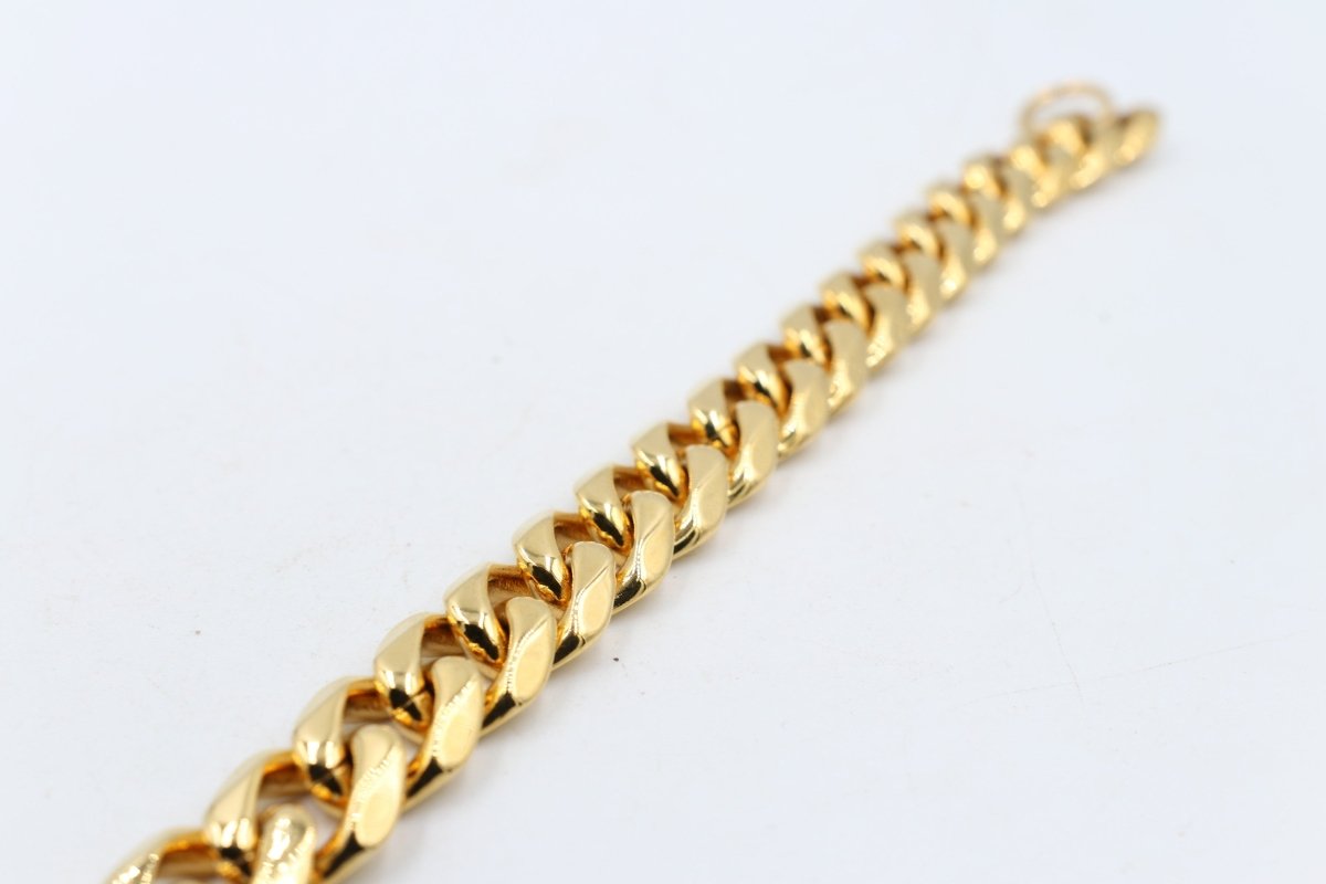 Gold Plated  Heavy Bracelet 23cm GP05