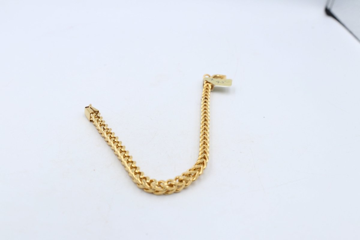 Gold Plated  Bracelet 23cm GP09