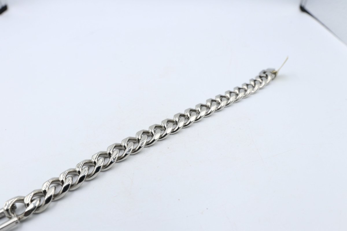 Stainelss Steel Curb Link Bracelet 22cm GP12