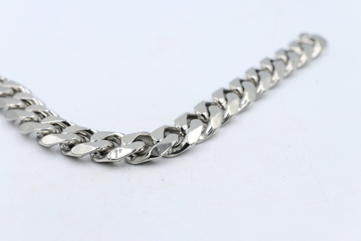 Stainelss Steel Curb Link Bracelet 22cm GP13