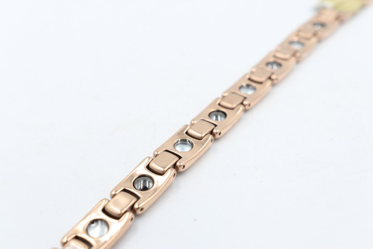 Rose Gold Plated High tech Ceramic Hematite Health Bracelet M02