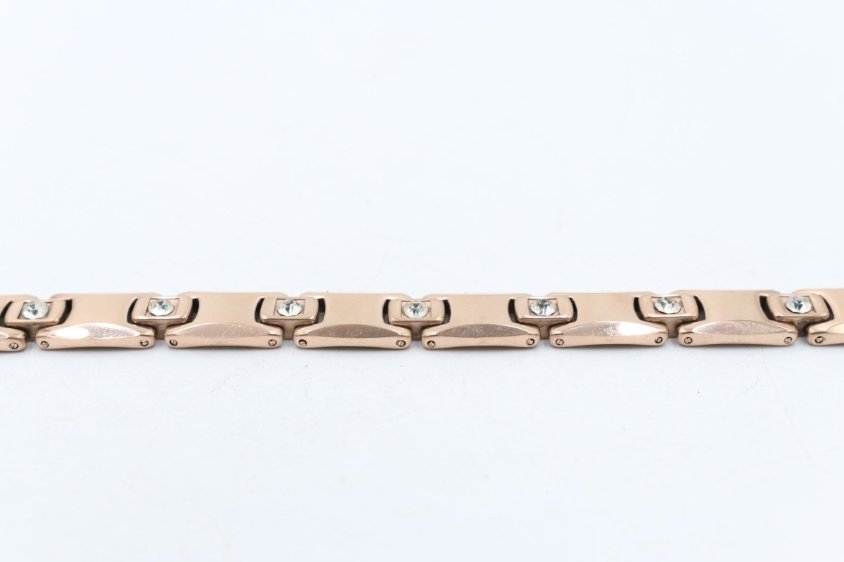 Rose Gold Plated High tech Ceramic Hematite Health Bracelet M02