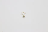 9ct Gold Genuine Peridot Nose Stud