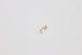 9ct Gold Genuine Amythyst Nose Stud