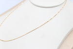 9ct Gold Italian Box Chain 50cms