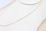 9ct Gold Italian Box Chain 50cms