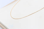 9ct Gold Italian Box Chain 50cms