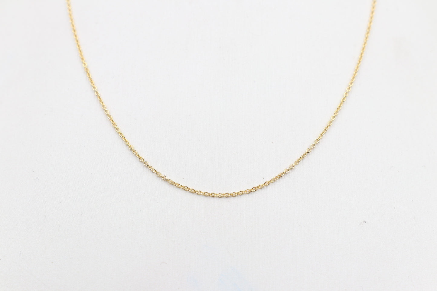 9ct Gold Italian Tight Diamond Cut Rolo Chain 42cm