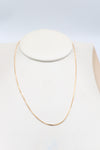 9ct Gold Italian Box Chain 45cms