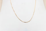 9ct Gold Italian Box Chain 45cms