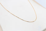 9ct Gold Italian Box Chain 45cms