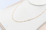 9ct Gold Italian Box Chain 45cms