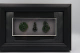 Framed Greenstone Pieces