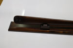 New Zealand Wood and Greenstone Taiaha with base WSSJ20T