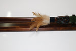 New Zealand Wood and Greenstone Taiaha with base WSSJ20T