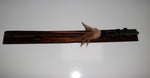 New Zealand Wood and Greenstone Taiaha with base WSSJ20T