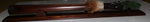 New Zealand Wood and Greenstone Taiaha with base WSSJ20T