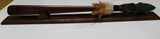 New Zealand Wood and Greenstone Taiaha with base WSSJ20T