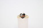 9ct Gold Girls Signet Ring with Blue Topaz