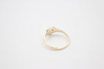9ct Gold Girls Signet Ring with Citrine