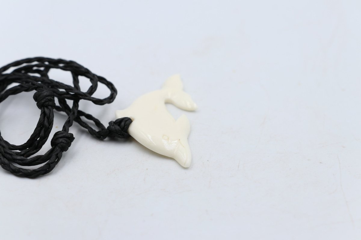 Bone Dolphin Pendant - BCCM018