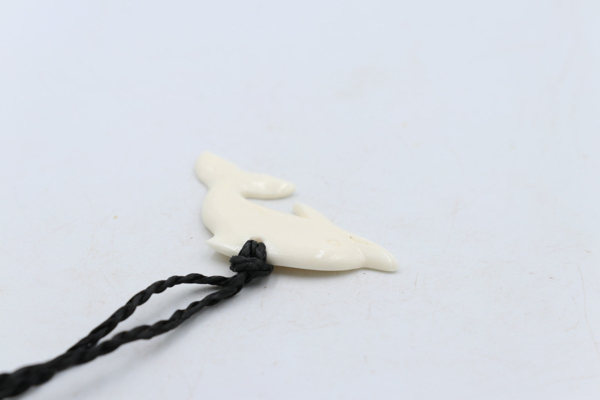 Bone Dolphin Pendant - BCCM018