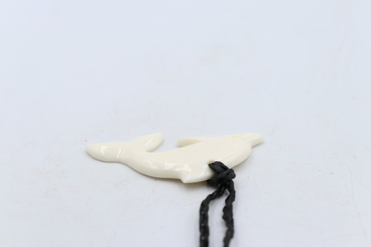 Bone Dolphin Pendant - BCCM018