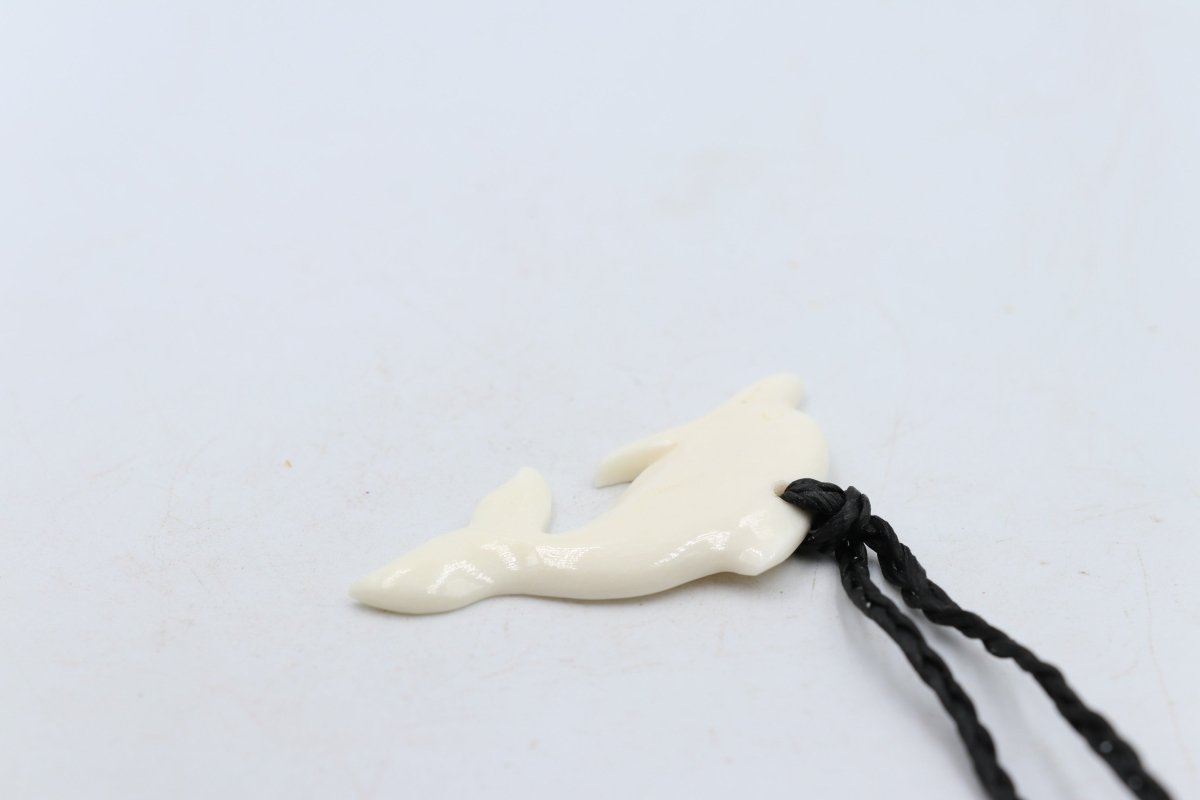 Bone Dolphin Pendant - BCCM018