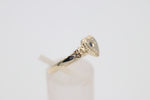 9ct Gold Girls Signet Ring with sapphire