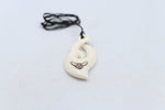 Bone Double Twist Pendant - BC002