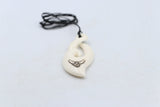 Bone Double Twist Pendant - BC002