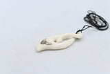 Bone Double Twist Pendant - BC002