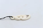 Bone Double Twist Pendant - BC002
